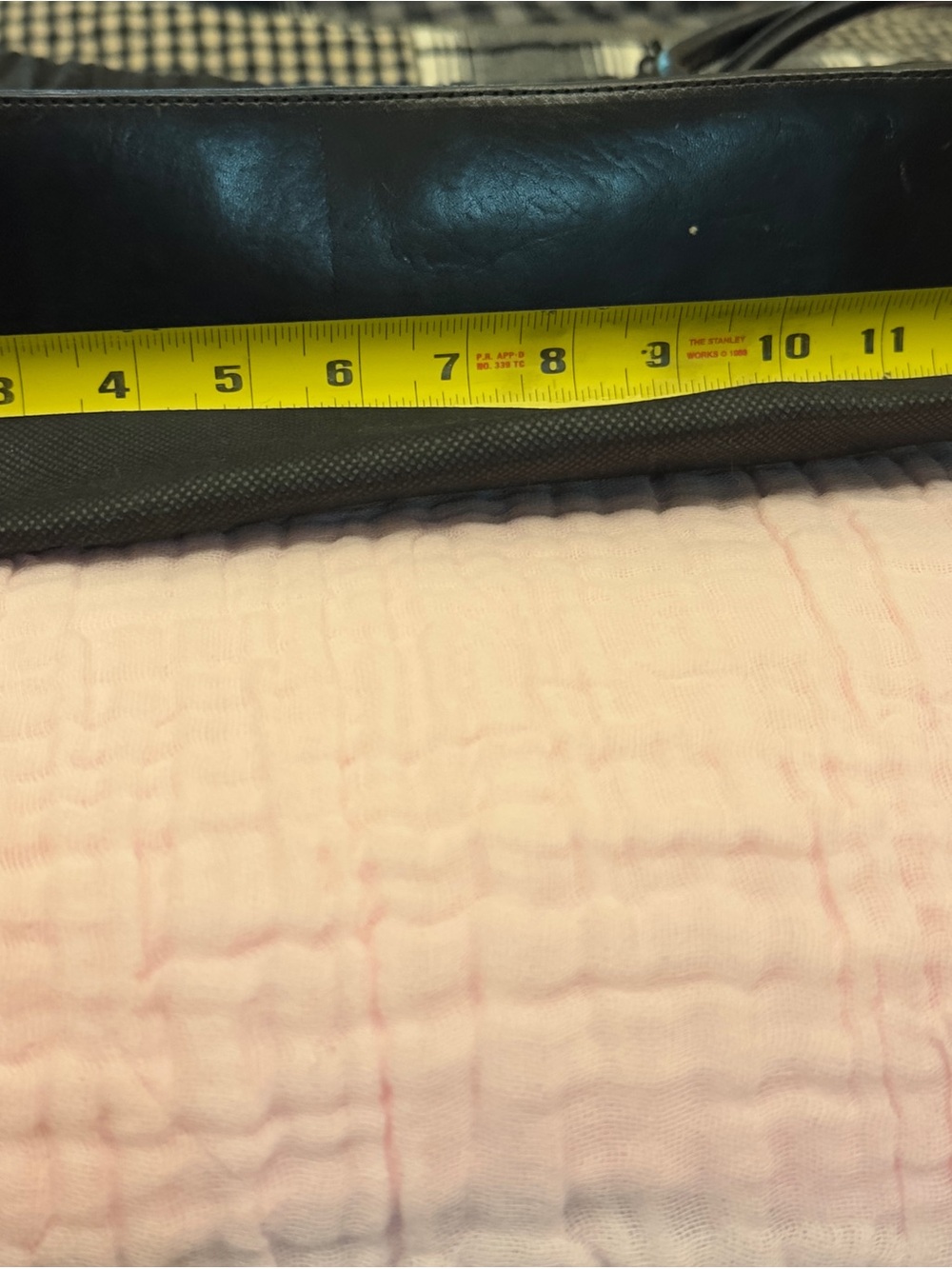 HOBO Coral Pink Interior Leather Tote Organizer